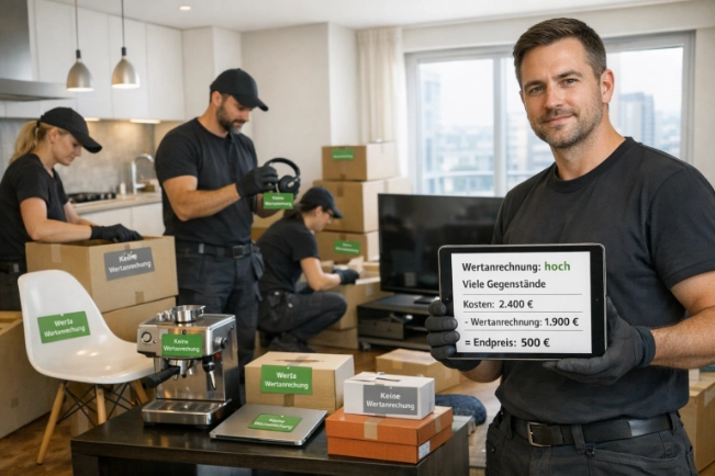 Entrümpelung günstig mit Wertanrechnung