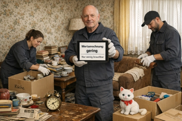 Haushaltsauflösung und Entrümpelungen mit Wertanrechnungen